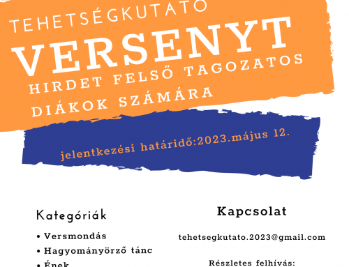 Ismét keressük a legtehetségesebb iskolásokat