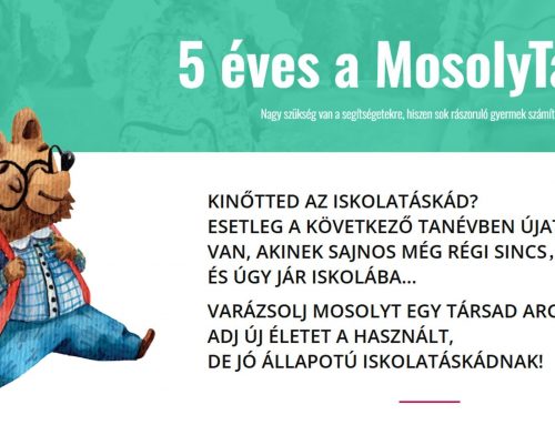Rászoruló gyerekek iskolakezdését támogatja a MosolyTáska program